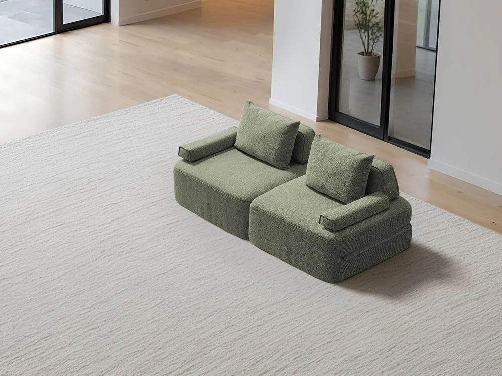 Cushie Modular 2-Seater King (80") - Sage